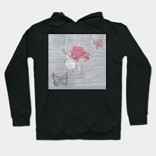 Glass with Flowers Hoodie